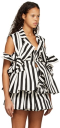 tao Black & White Stripe Vest.
