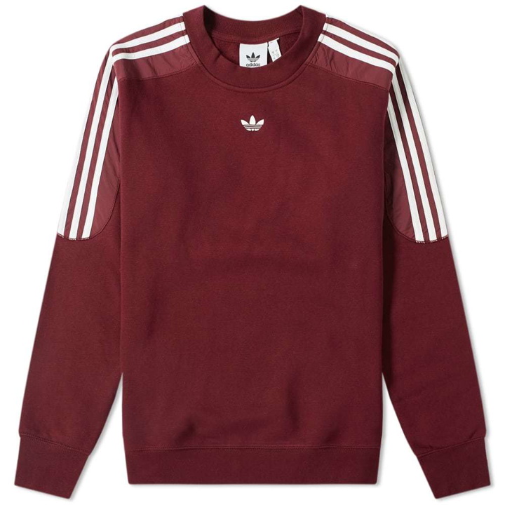 Photo: Adidas Spirit Radkin Crew Sweat Burgundy