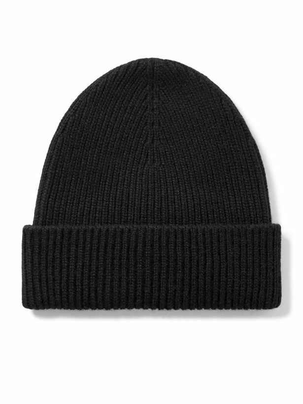 Photo: Johnstons of Elgin - Ribbed Cashmere Beanie