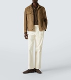 Lardini Suede leather jacket