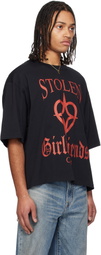 Stolen Girlfriends Club Black Heart Star T-shirt