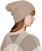 Blossom Beige Brsuhed Beanie