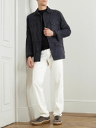 Canali - Suede Jacket - Blue