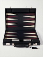 Buccellati - Icona Cross-Grain Leather Backgammon Set