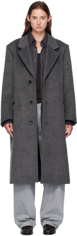 Photo: Carter Young Gray Hewitt Wool Coat