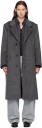 Carter Young Gray Hewitt Wool Coat