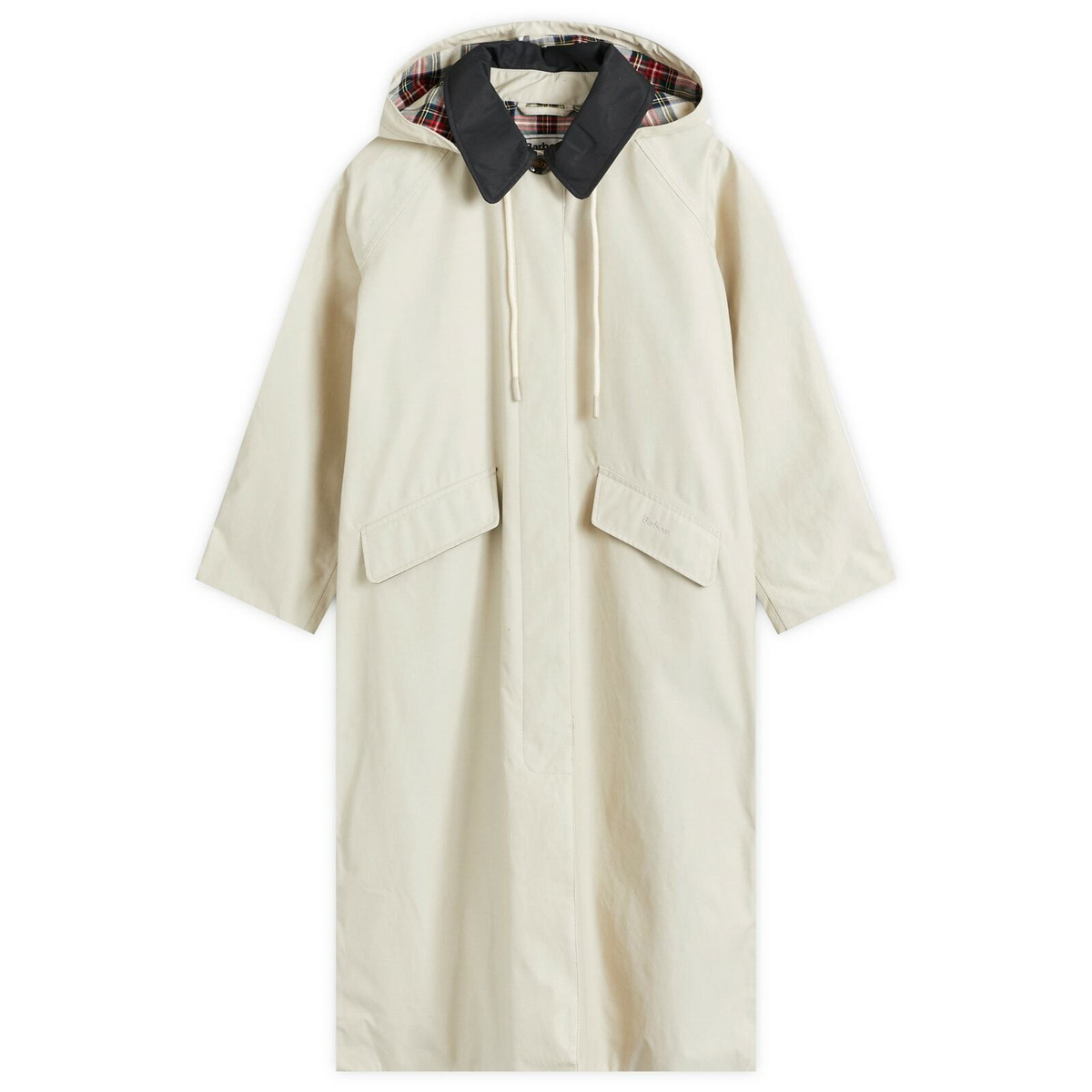 Barbour Women's x Alexa Chung Hooded Trench Coat in Mist