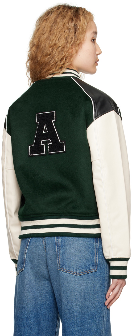 Axel Arigato Green Ivy Varsity Bomber Jacket