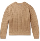 AFFIX - Waffle-Knit Merino Wool Sweater - Neutrals