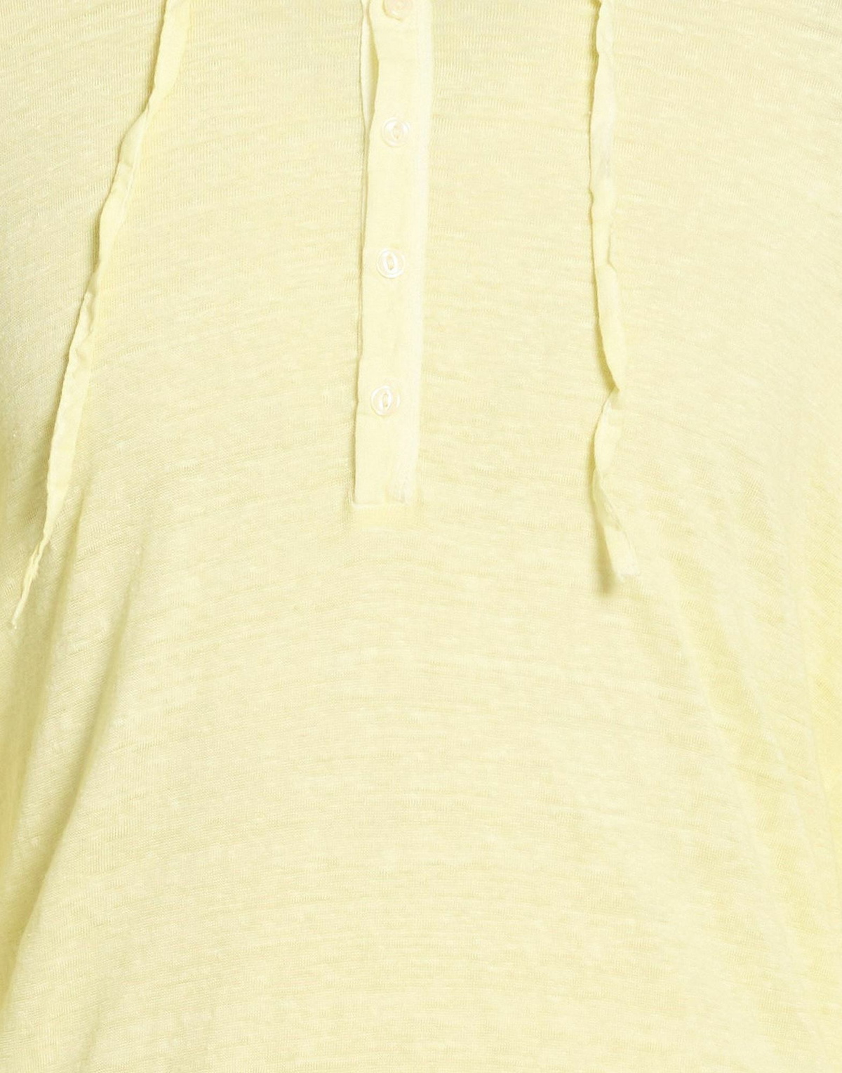 120% Lino Mens T-shirt Pastel in Yellow