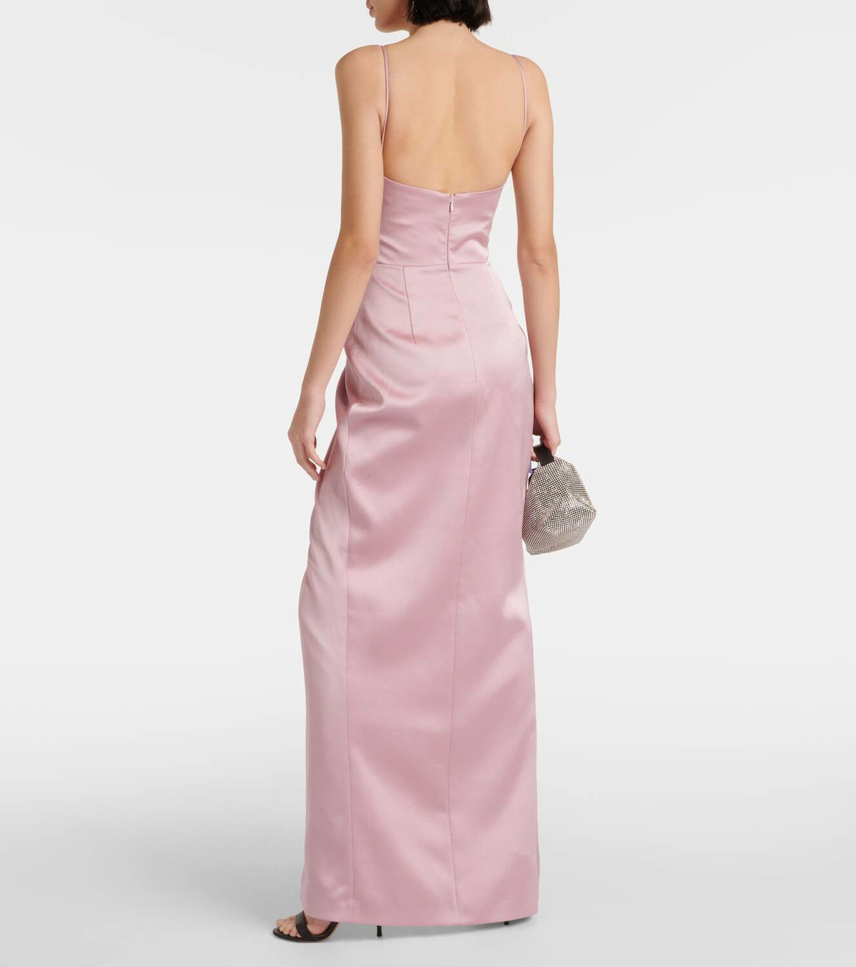 Rasario Draped satin gown Rasario
