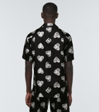Dolce&Gabbana - Heart printed silk shirt
