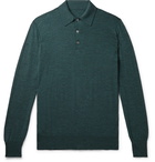 Anderson & Sheppard - Virgin Wool Polo Shirt - Blue