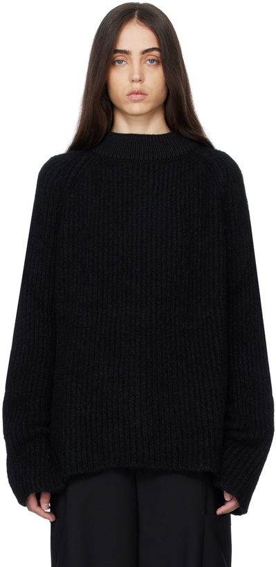 Photo: GAUCHERE Black Crewneck Sweater