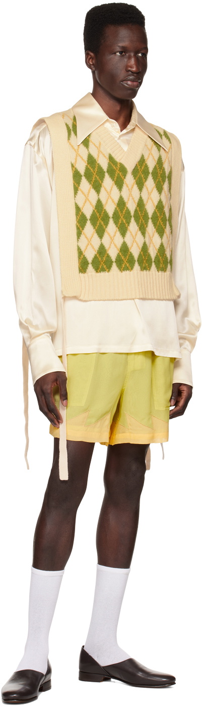 S.S.Daley Off-White Spread Collar Shirt