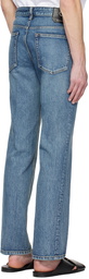 Solid Homme Blue Straight Jeans