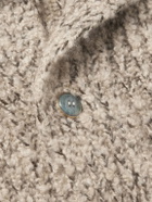 God's True Cashmere - Cloud Ribbed Cashmere Cardigan - Brown