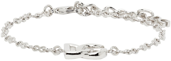 Photo: Dolce & Gabbana Silver DG Chain Bracelet