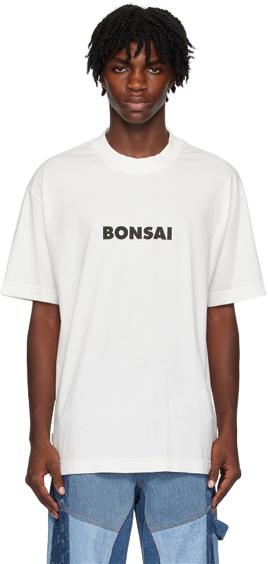 Photo: Bonsai White Printed T-Shirt