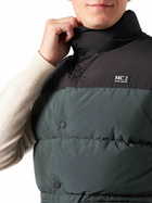 MC2 Saint Barth Man Down Padded Green Vest With Pockets