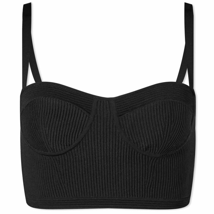 Photo: Alexander McQueen Women's Bra Top in Black