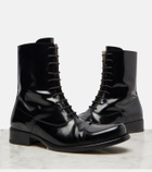 The Row Kai leather lace-up boots
