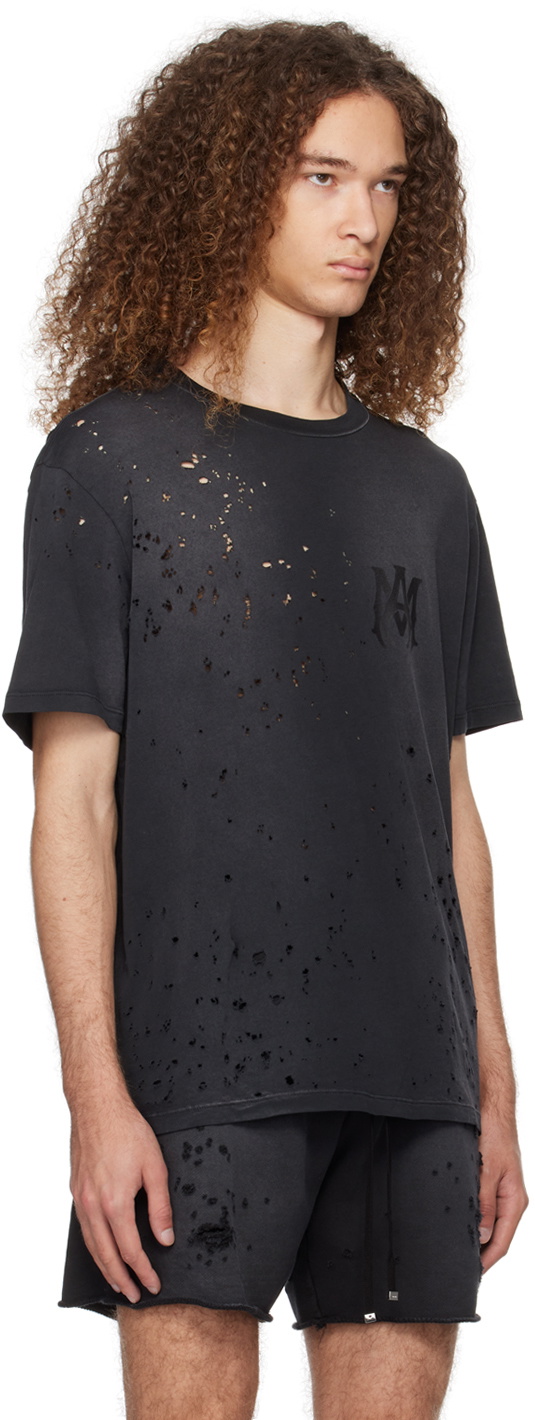 AMIRI Black 'MA' Shotgun T-Shirt Amiri
