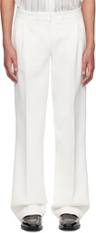 Coperni White Loose Tailored Trousers