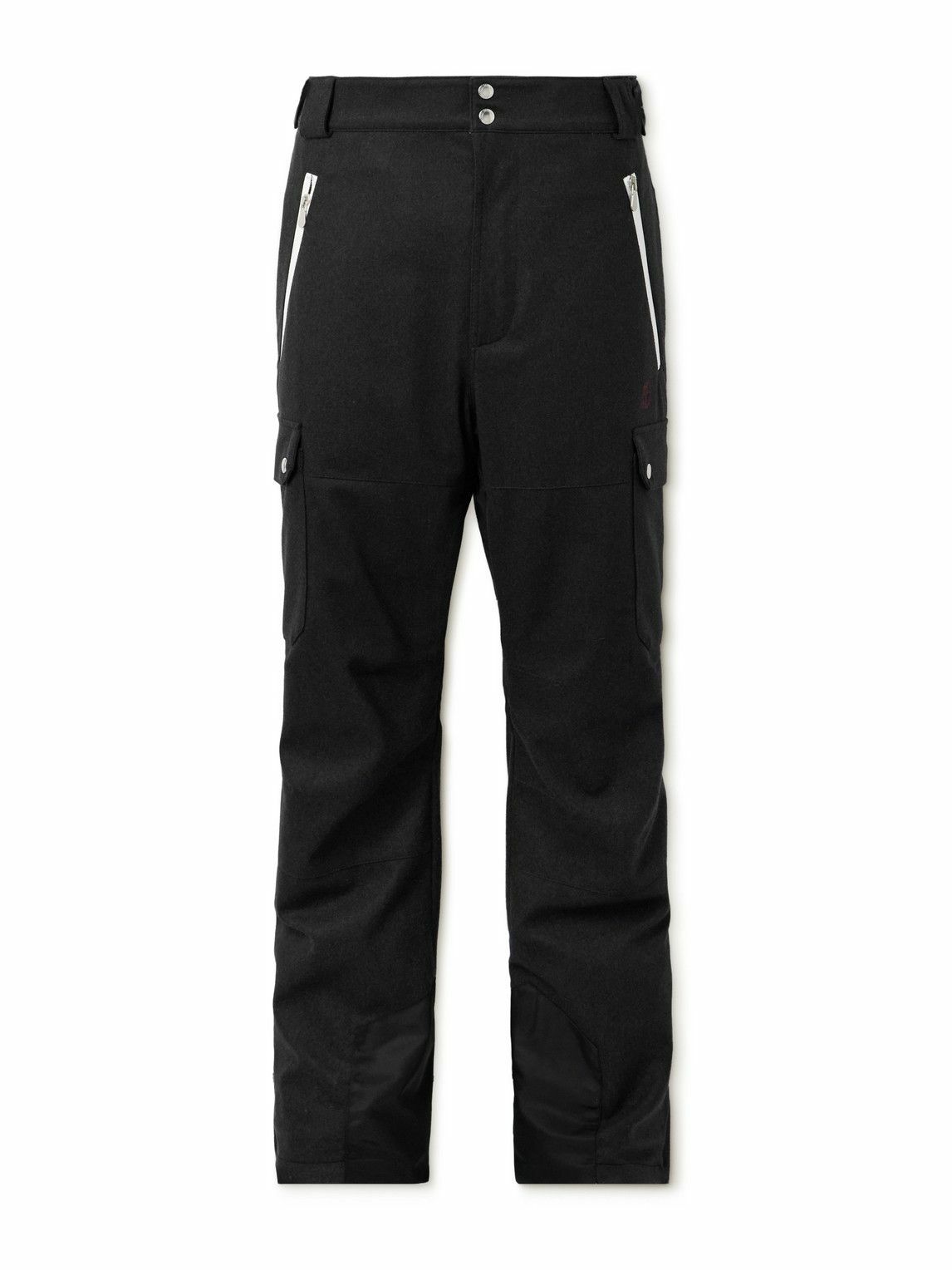 Brunello Cucinelli - Straight-Leg Shell-Trimmed Wool Ski Pants - Gray
