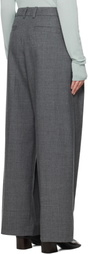 WOOYOUNGMI Gray Wool Trousers