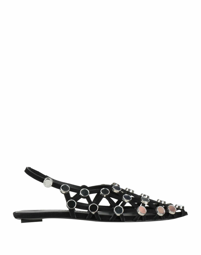 Photo: The Attico Womens Ballet flats in Black