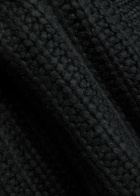 Skiim Chunky Ribbed-knit Cashmere Vest Black