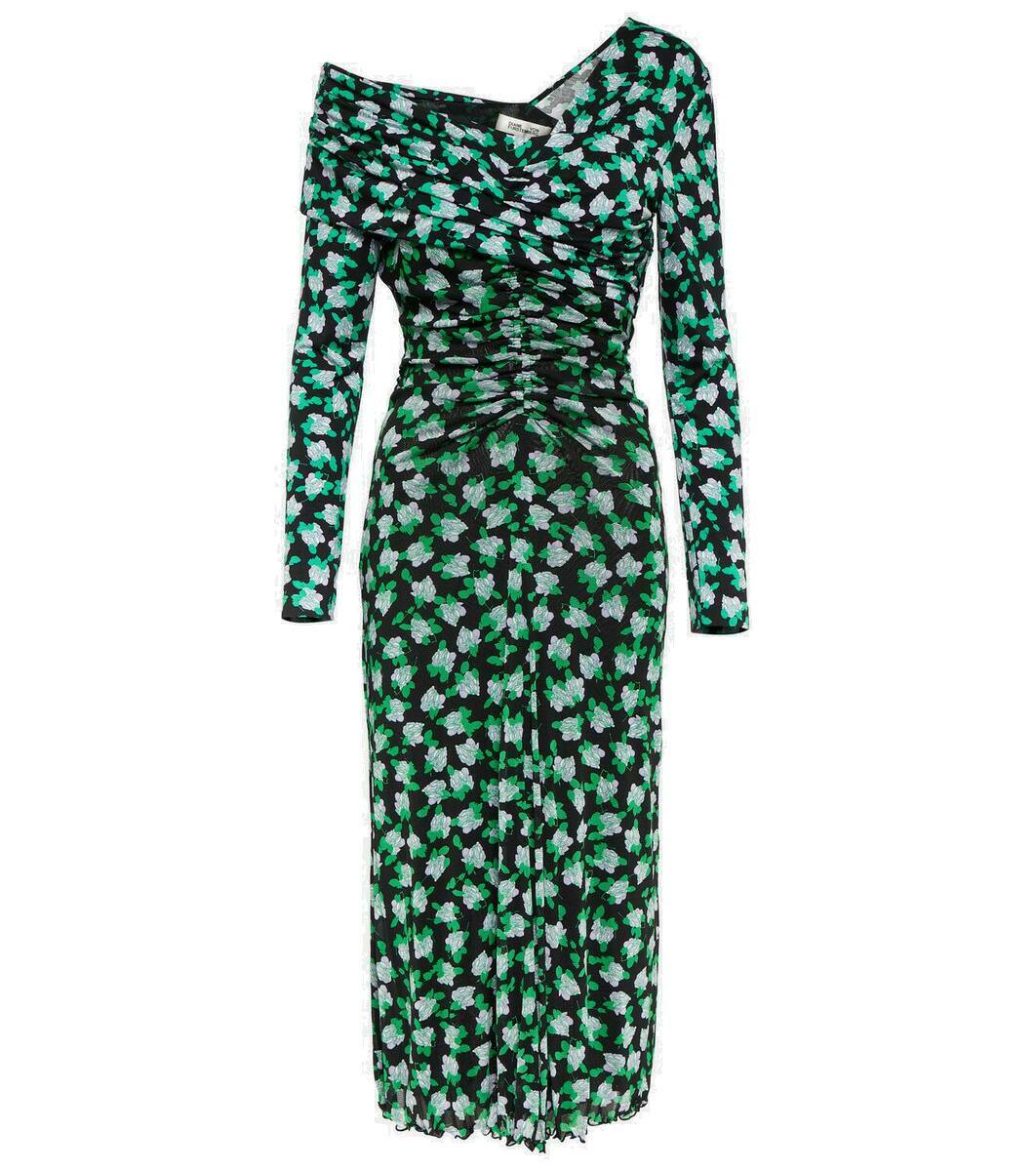 Diane von Furstenberg Fabian polka-dot midi dress Diane von Furstenberg