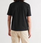 SÉFR - Luca Cotton-Blend Jersey T-shirt - Black