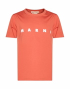 Marni Mens T-shirt in Orange