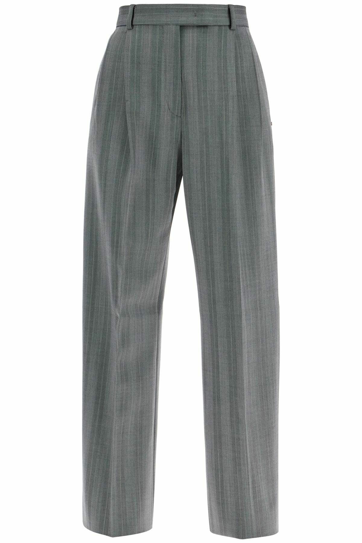 パンツ SPORTMAX Women Straight Pants 2422136072016 Grey SPORTMAX tailored gabardine twill Grey Sportmax