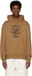 Carhartt Work In Progress Brown Souvenir Valley Hoodie