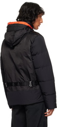 Parajumpers Black Vantage Down Jacket