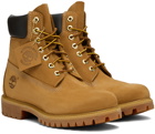 Timberland Beige Premium 6-Inch Waterproof Boots