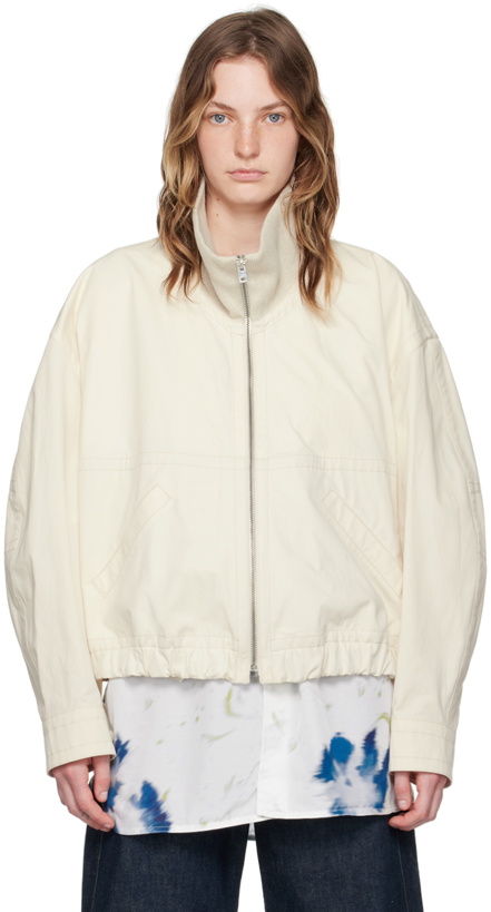 Photo: LEMAIRE Off-White Double Layer Jacket