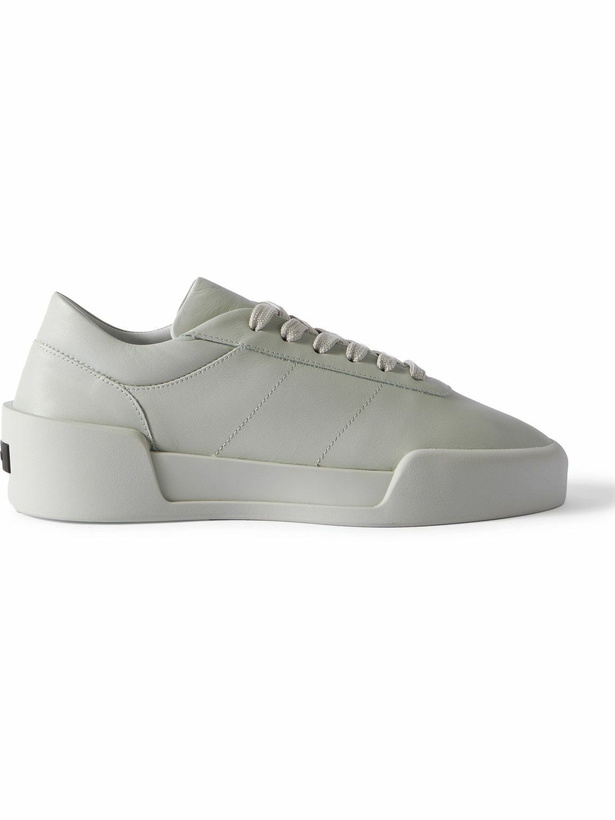 Photo: Fear of God - Aerobic Low Leather Sneakers - Gray