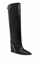 Courrèges Astro Pointed-toe Buckle-detailed Boots