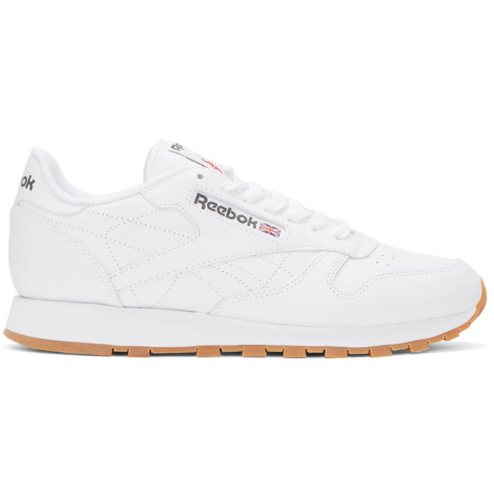 Reebok Classics White Leather Classic Sneakers