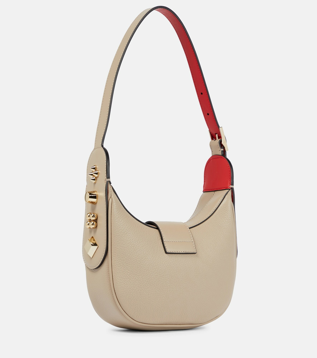 Christian Louboutin Paloma S Medium Handbag in Nude Leather Flesh