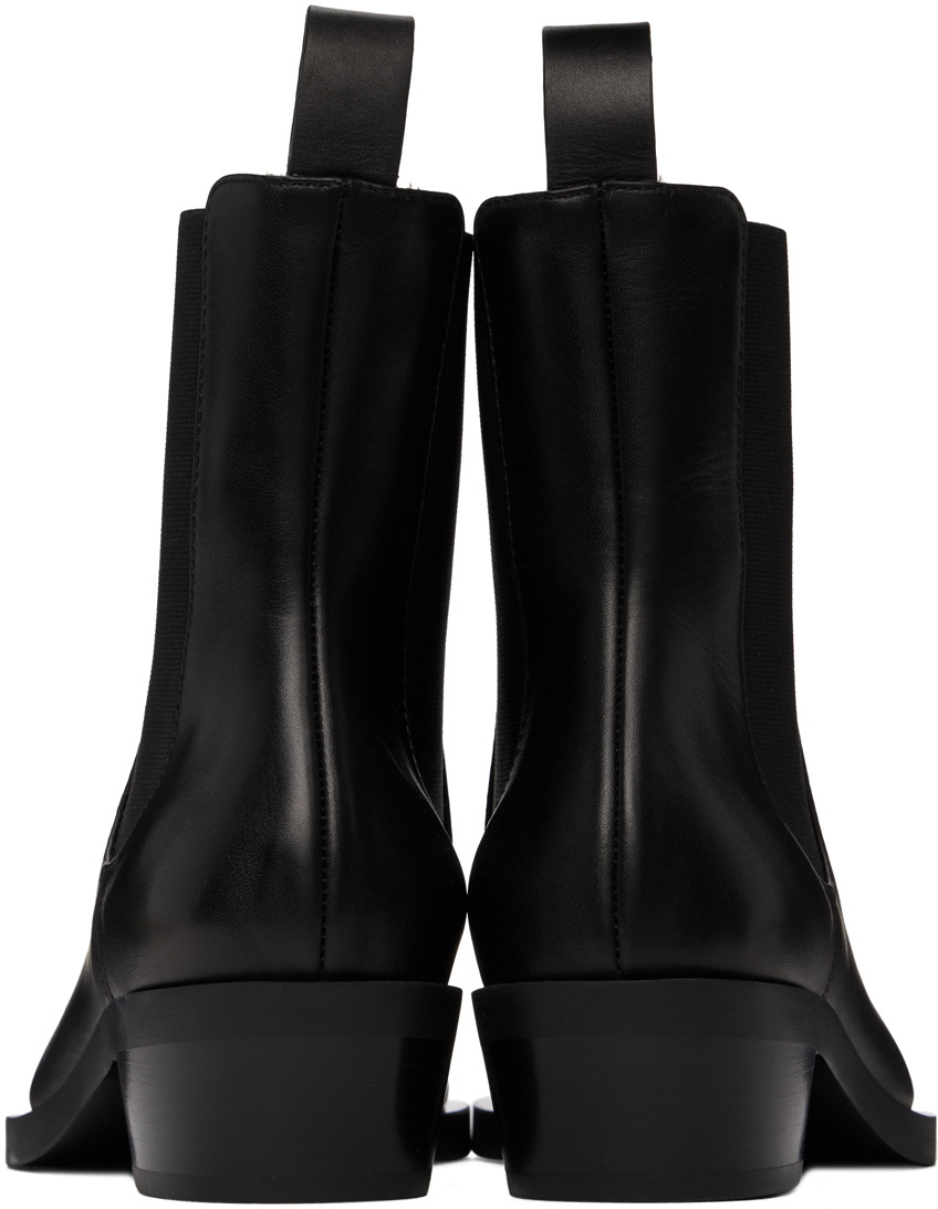 Proenza Schouler Black Bronco Chelsea Boots