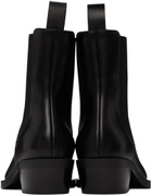 Proenza Schouler Black Bronco Chelsea Boots