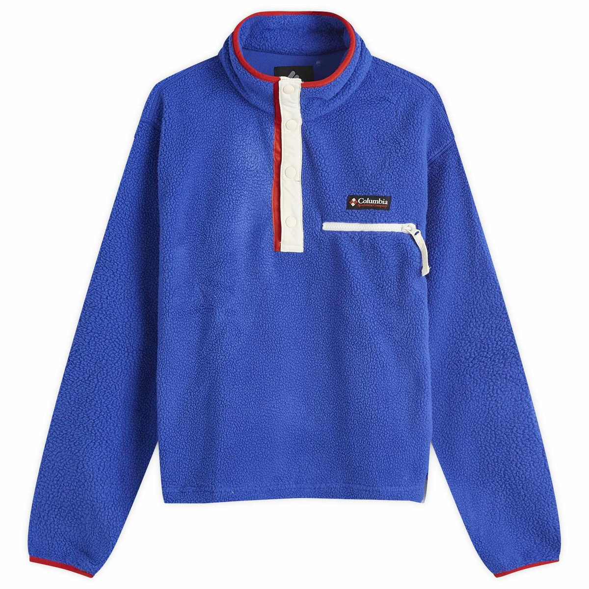 Columbia Women's Helvetia Cropped Half Snap Fleece in Clematis