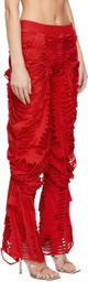 Sia Arnika Red Cut Trousers