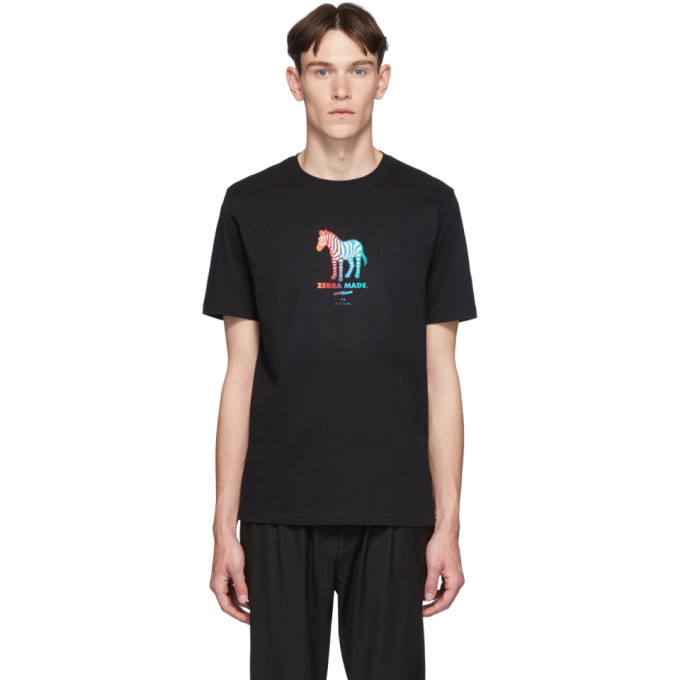 Photo: PS by Paul Smith Black Zebra Made Regular Fit T-Shirt