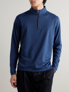 Peter Millar - Albatross Piqué Half-Zip Sweater - Blue